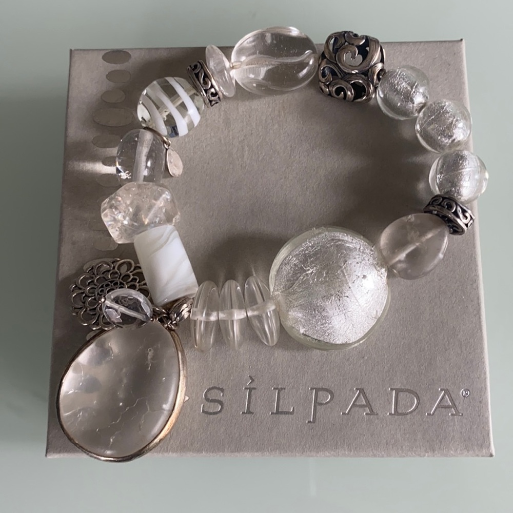 Silpada Foiled Glass Bracelet